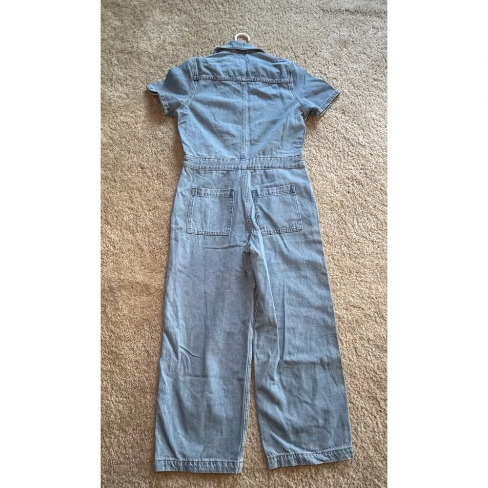 Levi Strauss Denim Heritage Jumpsuit Women Size Xs Romper Button Up Playsuit